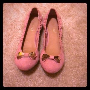 Pink ballerina flat